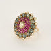 Bague Tank — or jaune 18 cts, diamants