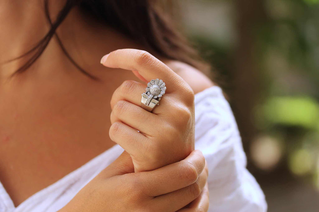 Bague Platine Diamants