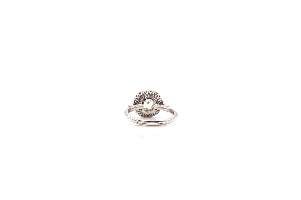 Bague ronde Platine Diamant