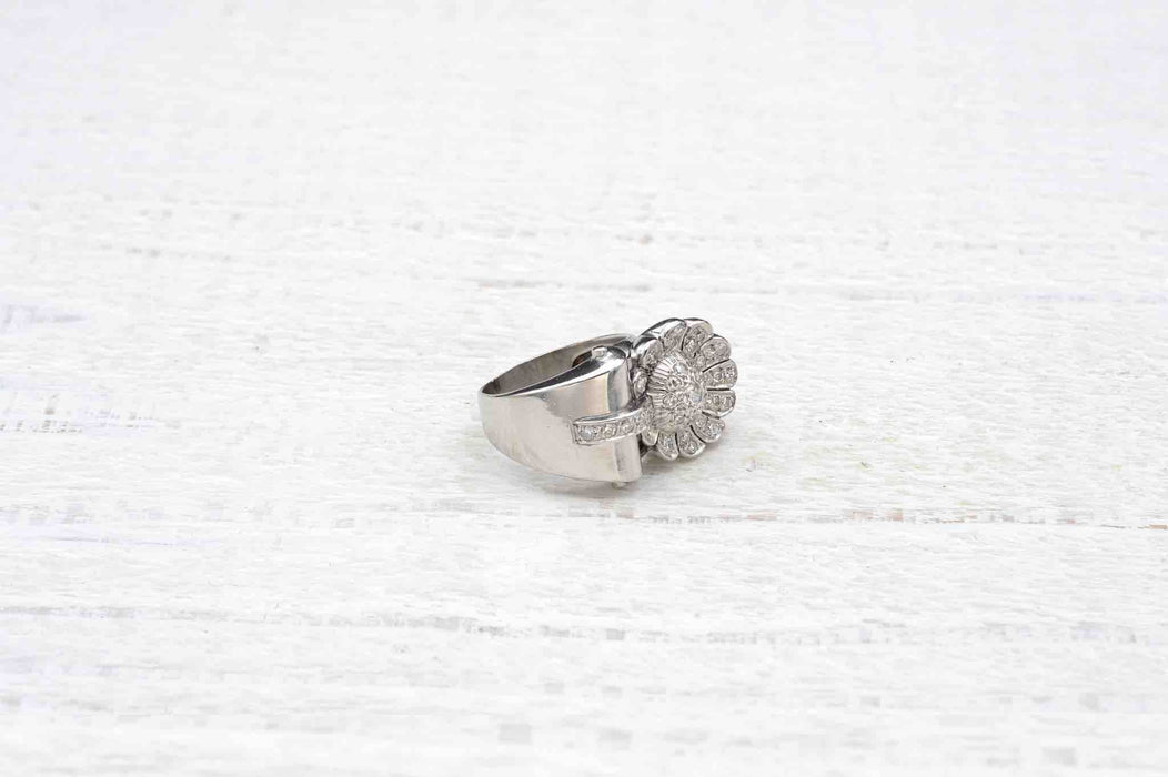 Bague Platine Diamants