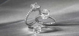 Chanel Boucles d'oreilles Eternal N°5 single earring, white gold, Diamond
